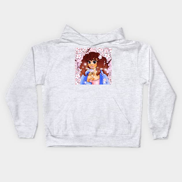 Sakura Hanami 2021 Kids Hoodie by aliyahart